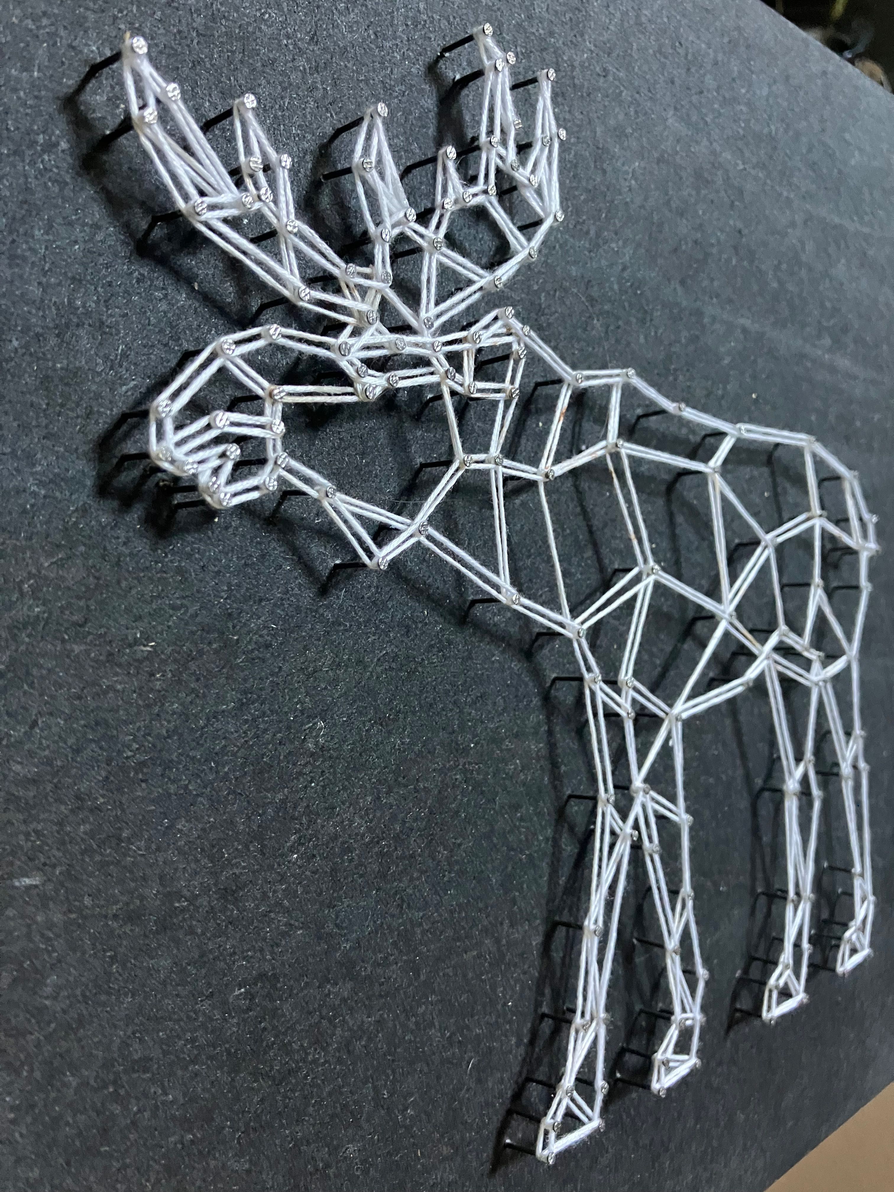 String art 3 obrazy geometryczne