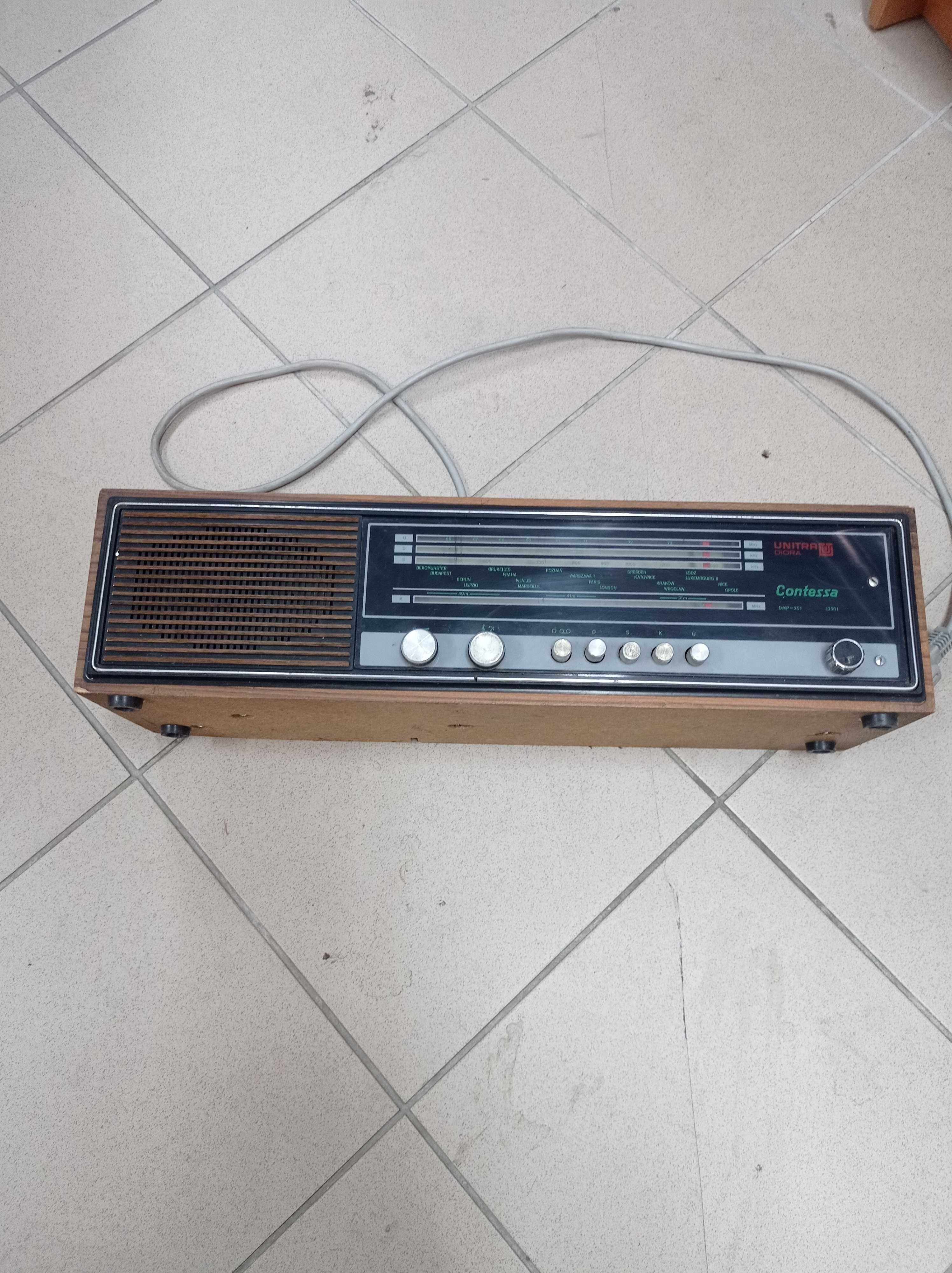 Stare zabytkowe radio Unitra Diora Contessa DMP-201