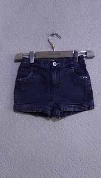 Шорты джинсовые летние 100% хлопок для девочки 4-5лет,рост 110см от m&