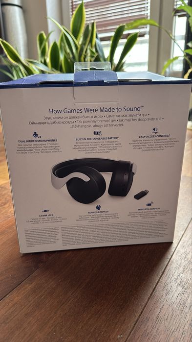 Słuchawki SONY Pulse 3D Bezprzewodowe biale nauszne