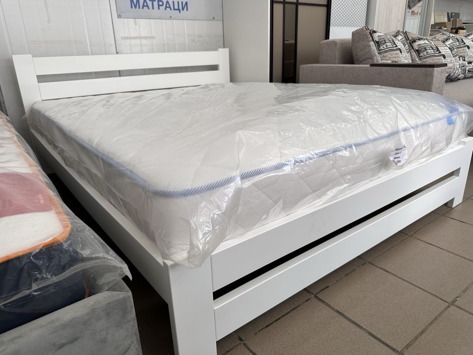 Ліжко біле,кровать,ліжко з масиву,Матрац,матрас,склад,Львів,Акція!!!