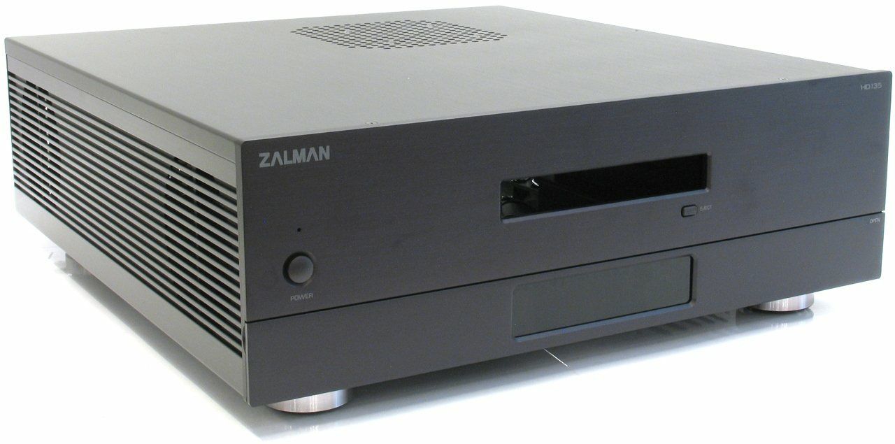 Zalman HD135 Black, HTPC, корпус для ПК, домашний кинотеатр.