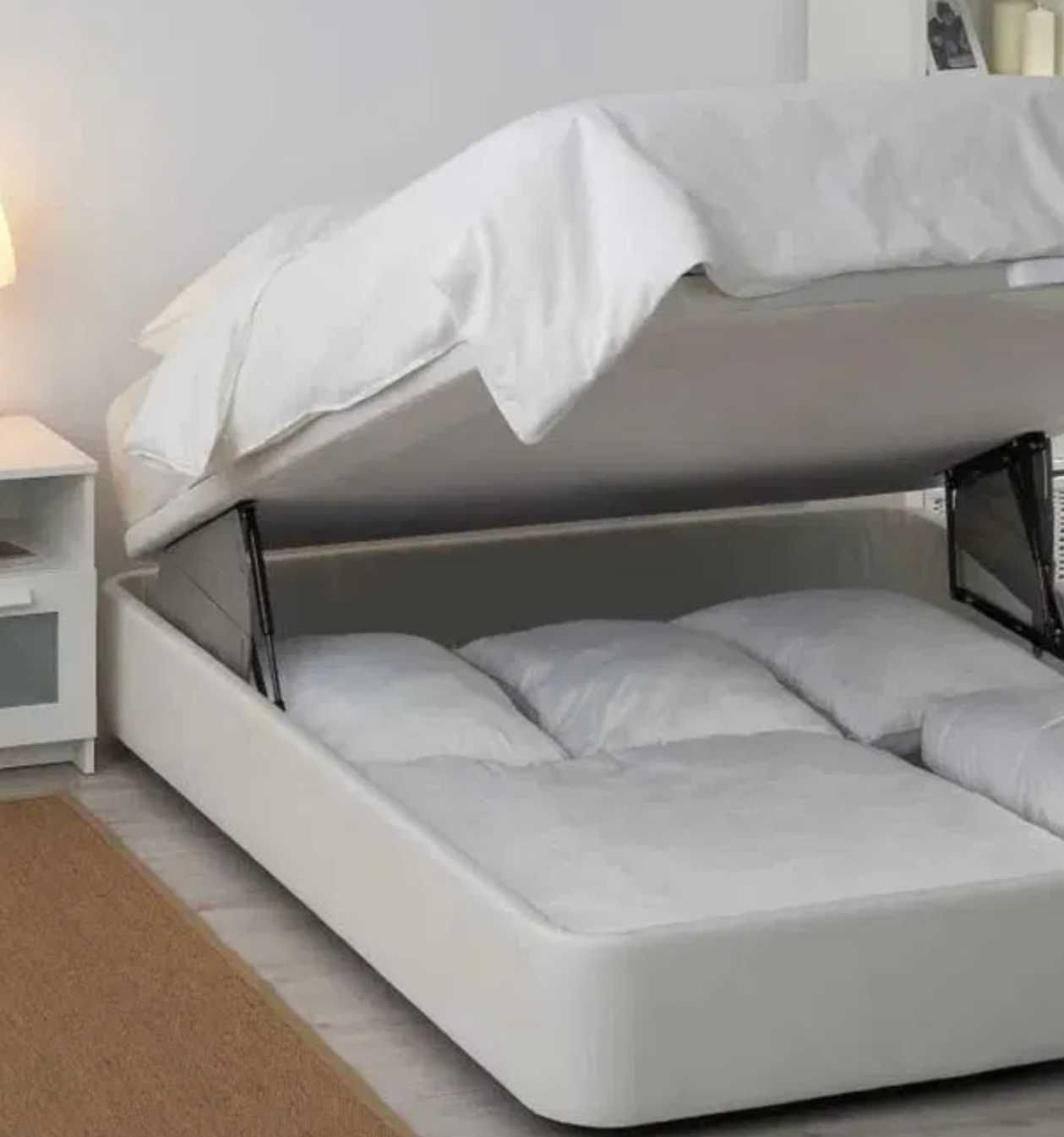 Cama c/arrumação Ikea KVITSOY