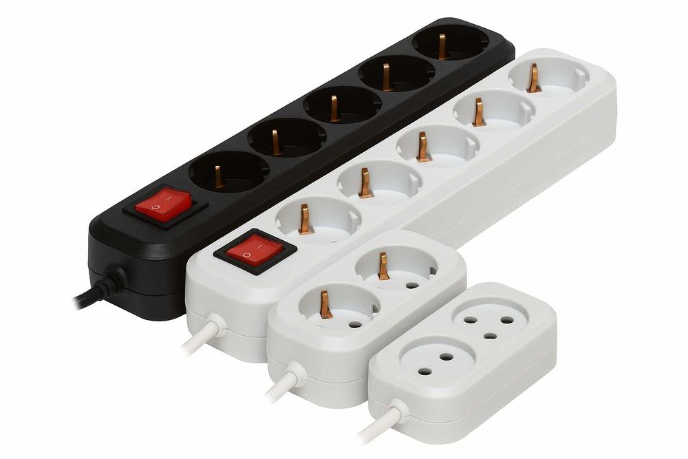 Мережевий подовжувач удлинитель фільтр розетка єлектрика переходник