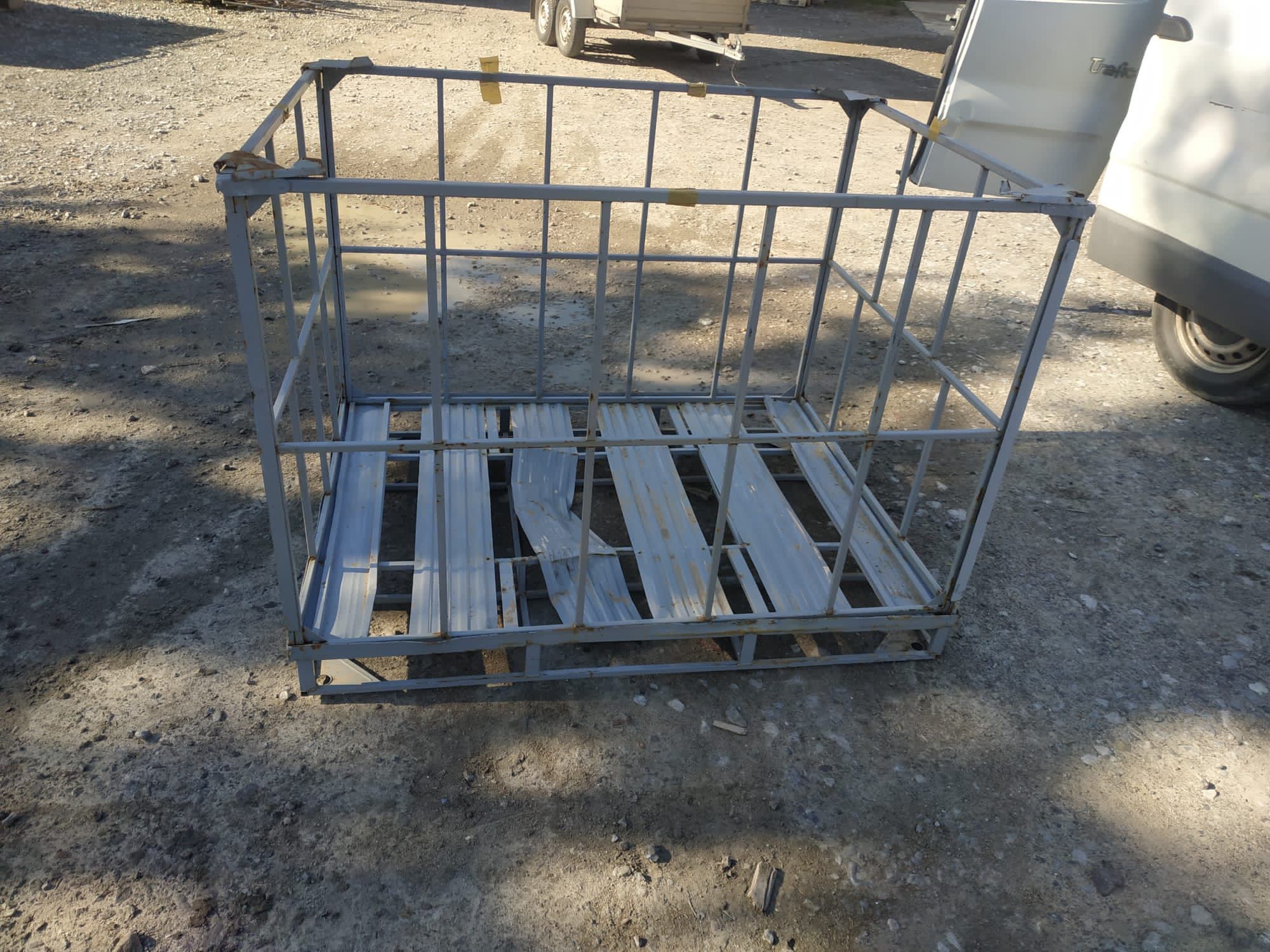 Gitterbox, kosz, skrzynia magazynowa. Idealna na drewno. Transport