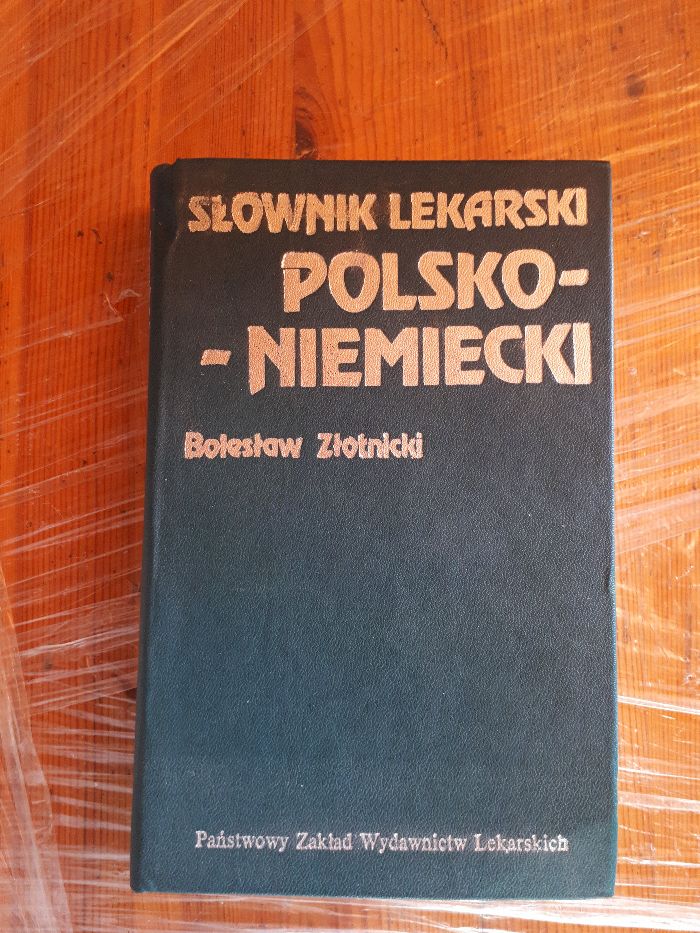 Słownik lekarski polsko-niemiecki. PZWL 1985