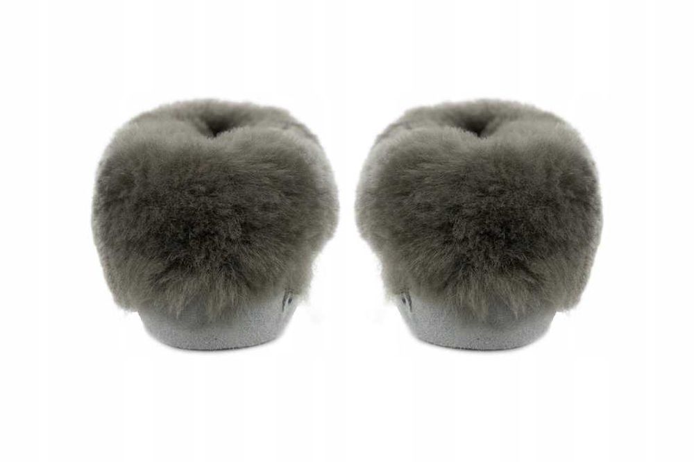 Pantofle Bambosze Damskie Kapcie Góralskie Wełniane Ciepłe Laczki