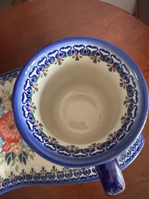 Kubek ze spodkiem Bolesławiec Andy