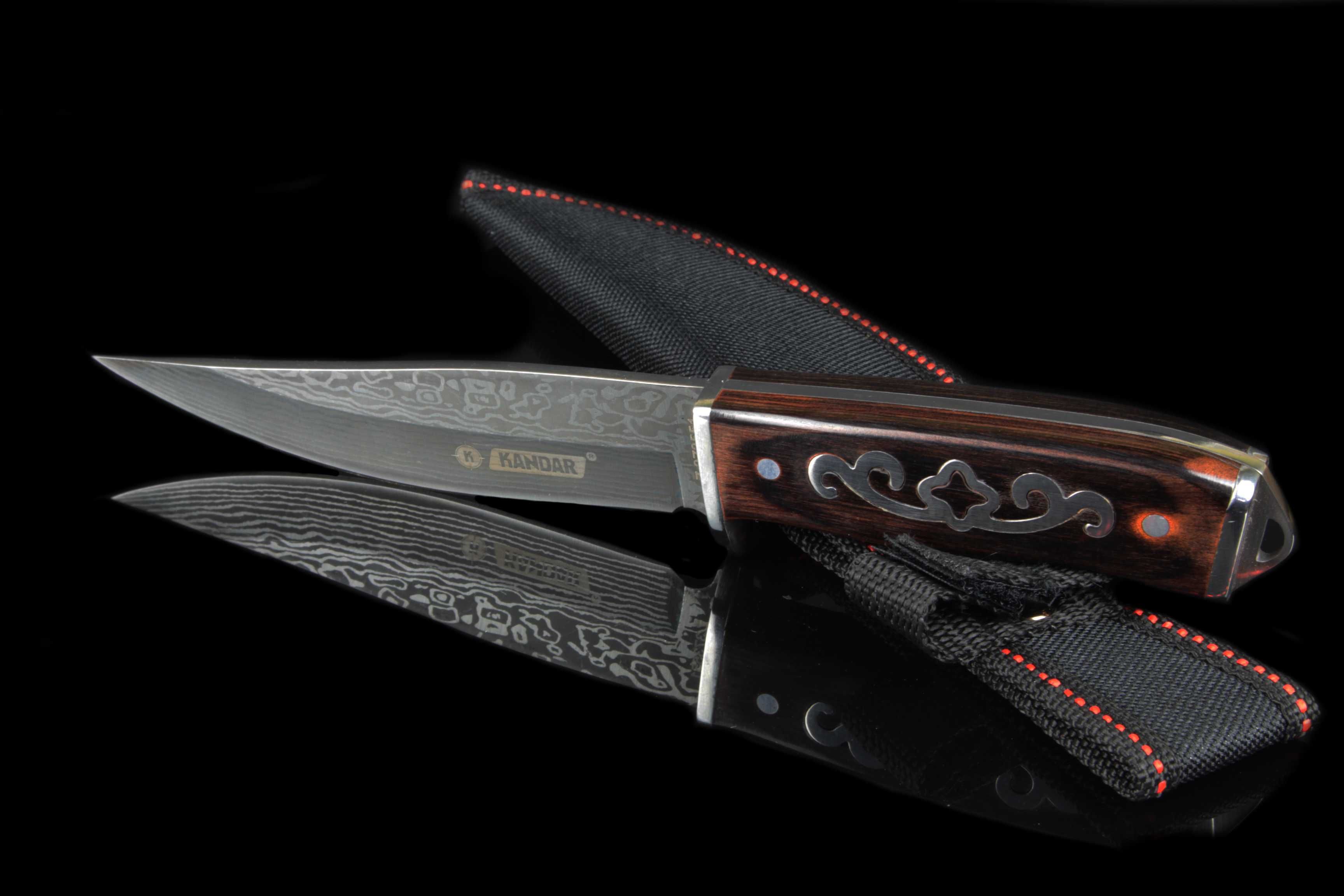 Nóż myśliwski finka KANDAR mod. DAMAST Hunter ND48