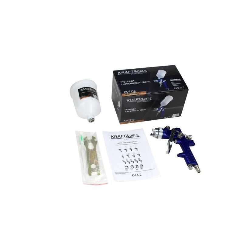 Pistolet lakierniczy 600ml dysza 1,3mm KD2112