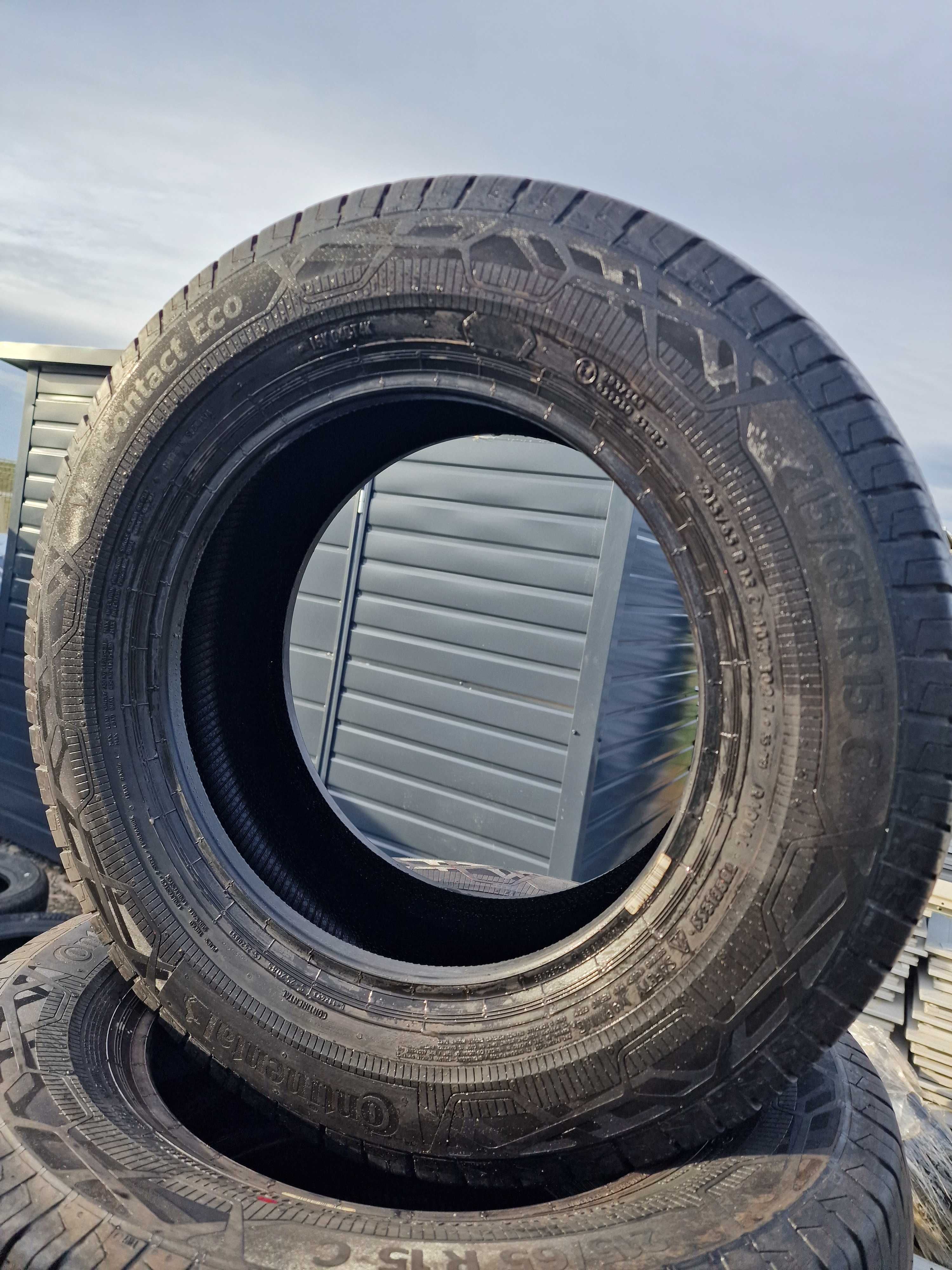 Opony Demo Continental VanContactEco 215/65/R15C 2020r, 8,5mm 104/102T