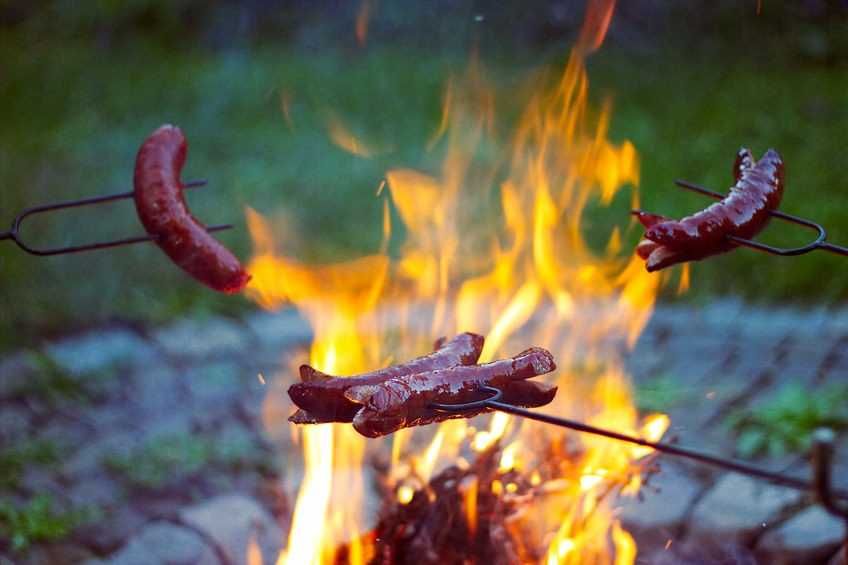 Nowe kijki na ognisko widelce widełki patyki ognisko grill  125 cm