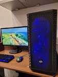 Gamingowy PC i5-3.7GHz/LCD22"FullHD/RX560_4GB/16GB_Ram/SSD240GB+HDD1TB