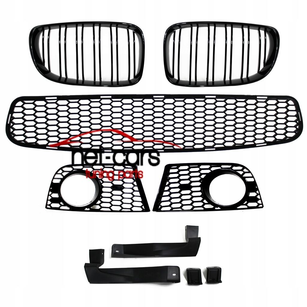 Zderzak BMW E81 E82 E83 E87 04-11 wzór M1 M Pakiet + grill połysk