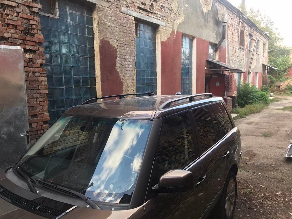 Range Rover Vogue L322 Рейлинги алюминиевые (черные)
