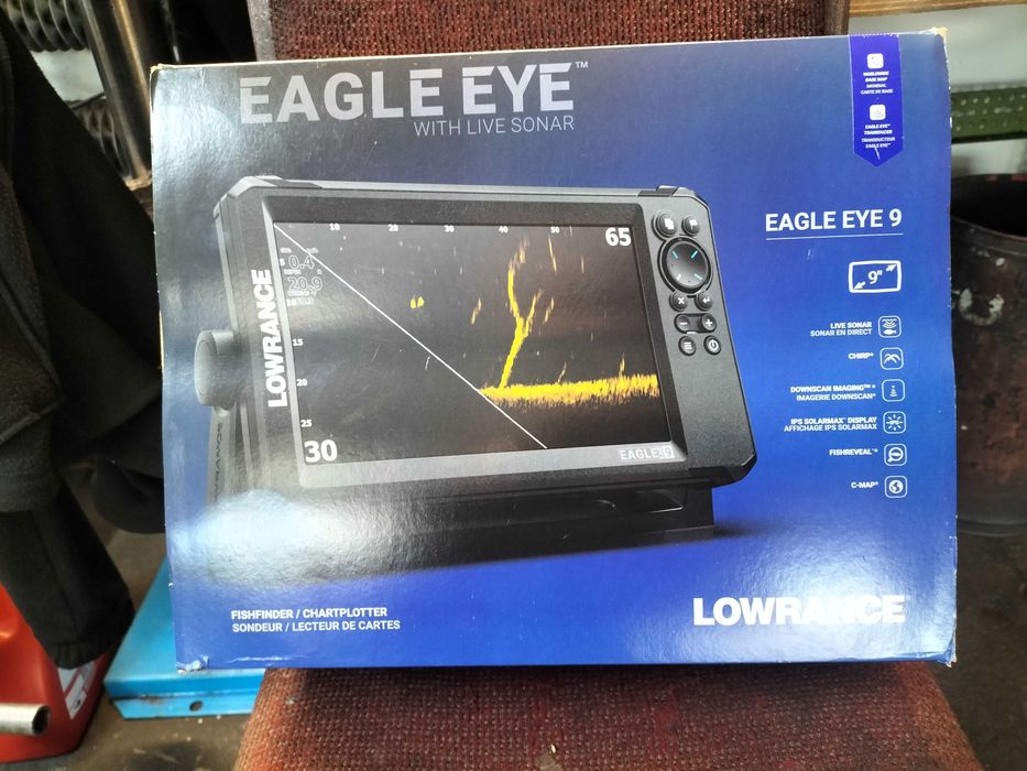 Echosonda Lowrance Eagle Eye 9 z sonarem LIVE