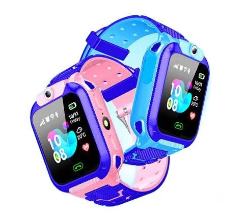 Smartwatch Dziecięcy Różowy z GPS i Dwukierunkowym Dzwonieniem SOS