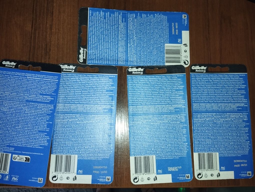 Ostrza Gillette sensor 3