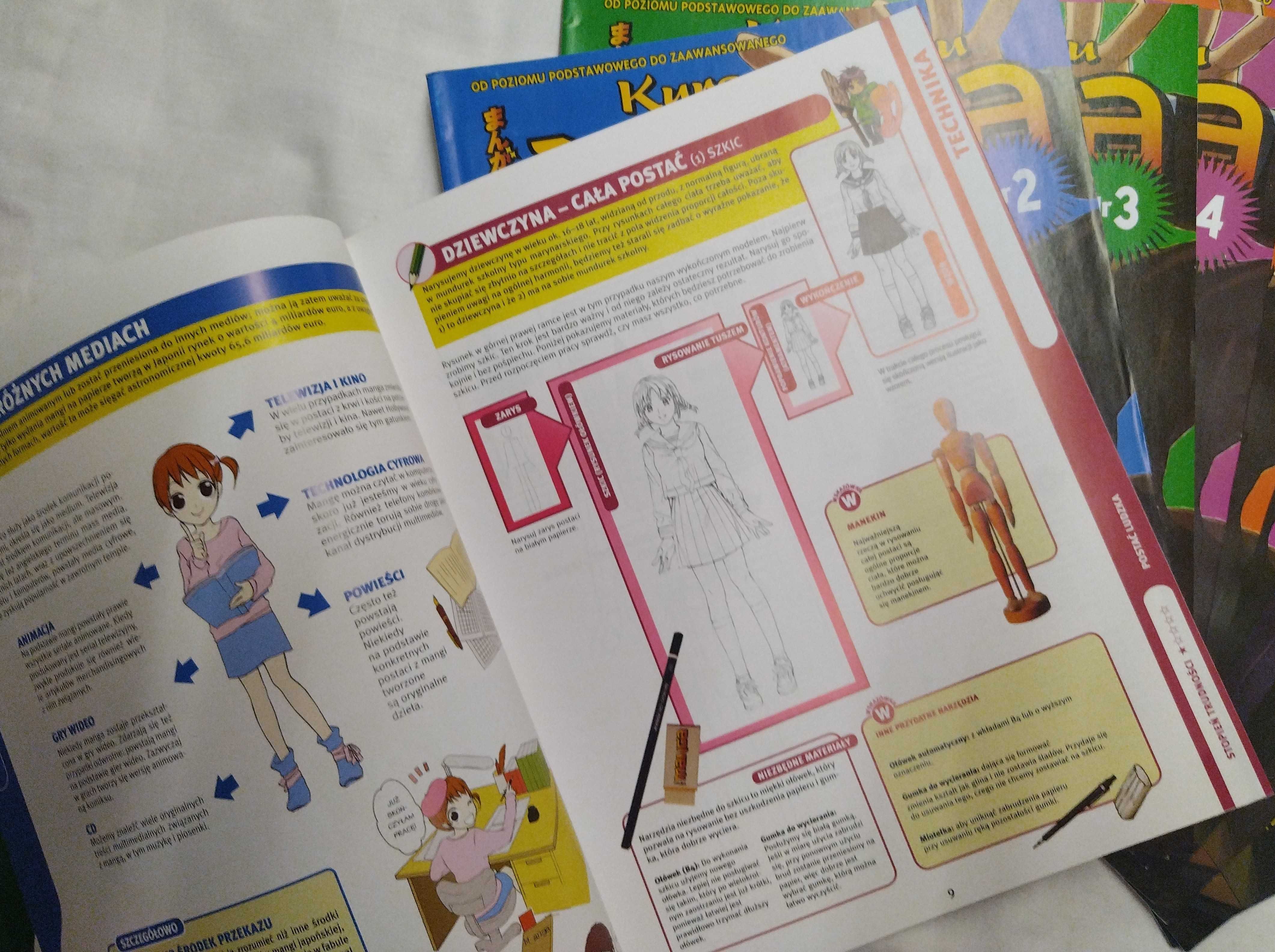 Kurs rysunku manga 1-11