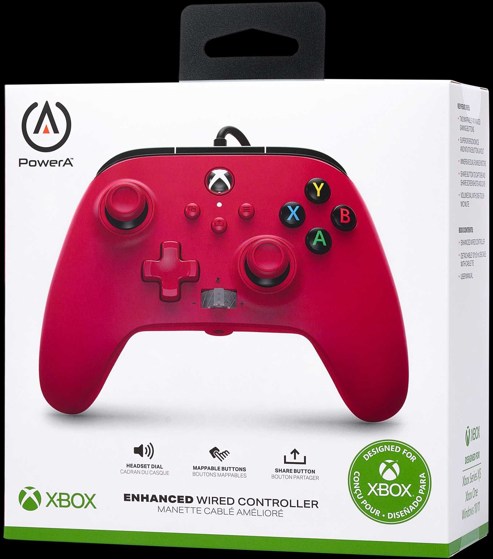 PowerA Xbox Series Pad przewodowy Artisan Red