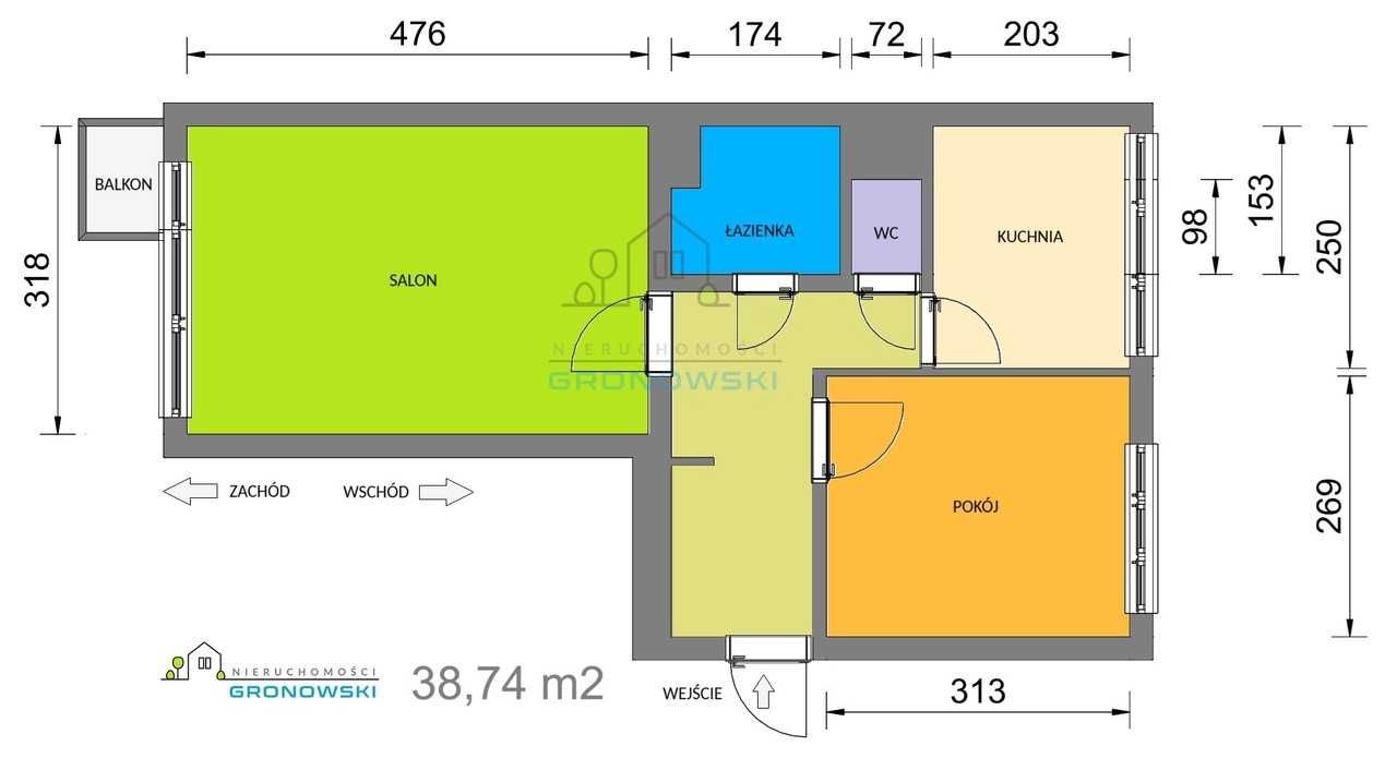 INOWROCŁAW 38,74 m² - IDEALNE mieszkanie na start lub inwestycję!