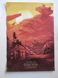 Star wars jakku niszczyciel przebudzenie mocy - plakat 29x41 cm A3