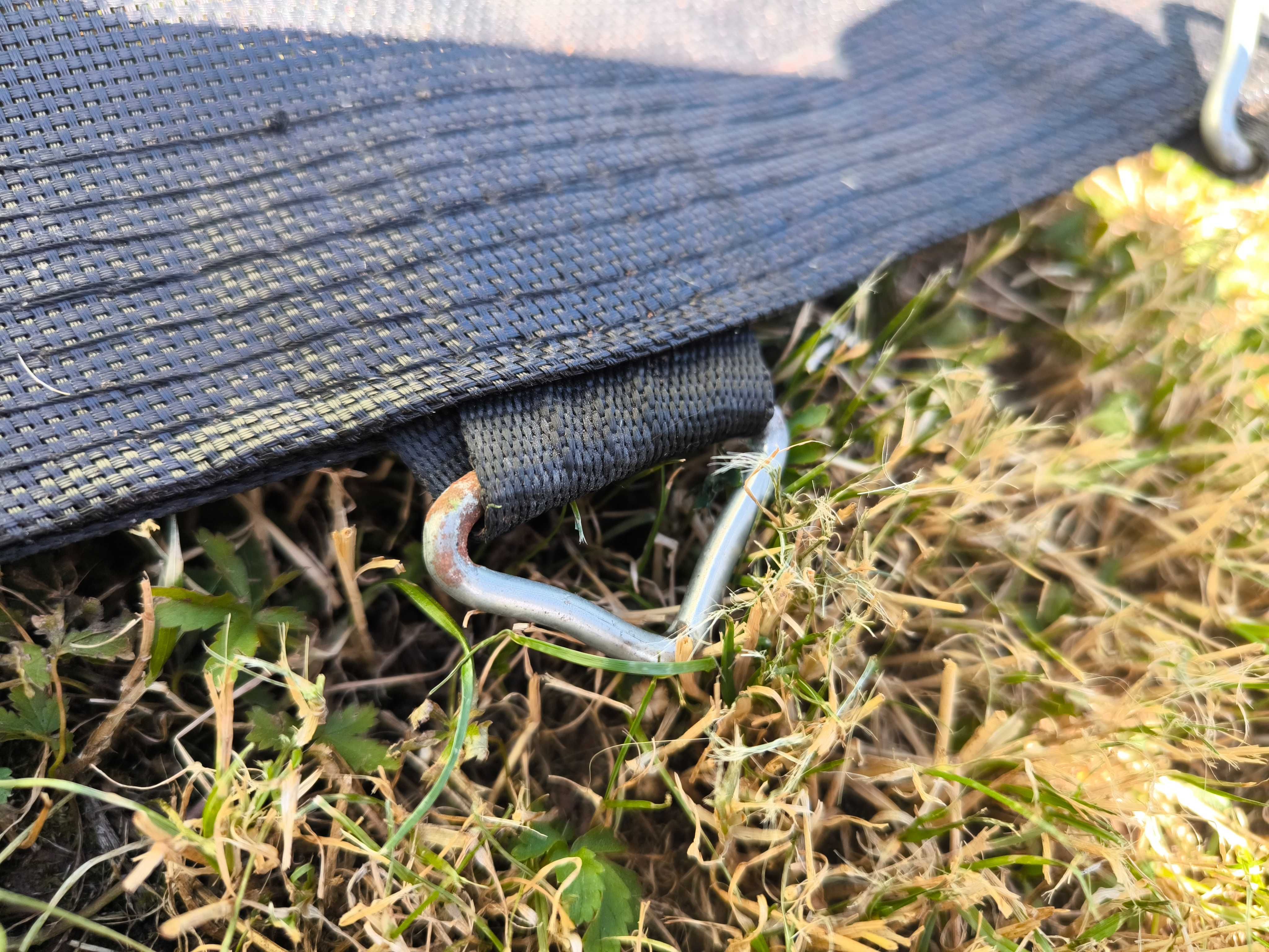 Trampolina dla dzieci Sapphire 10 ft używana , niekompletna OPIS.