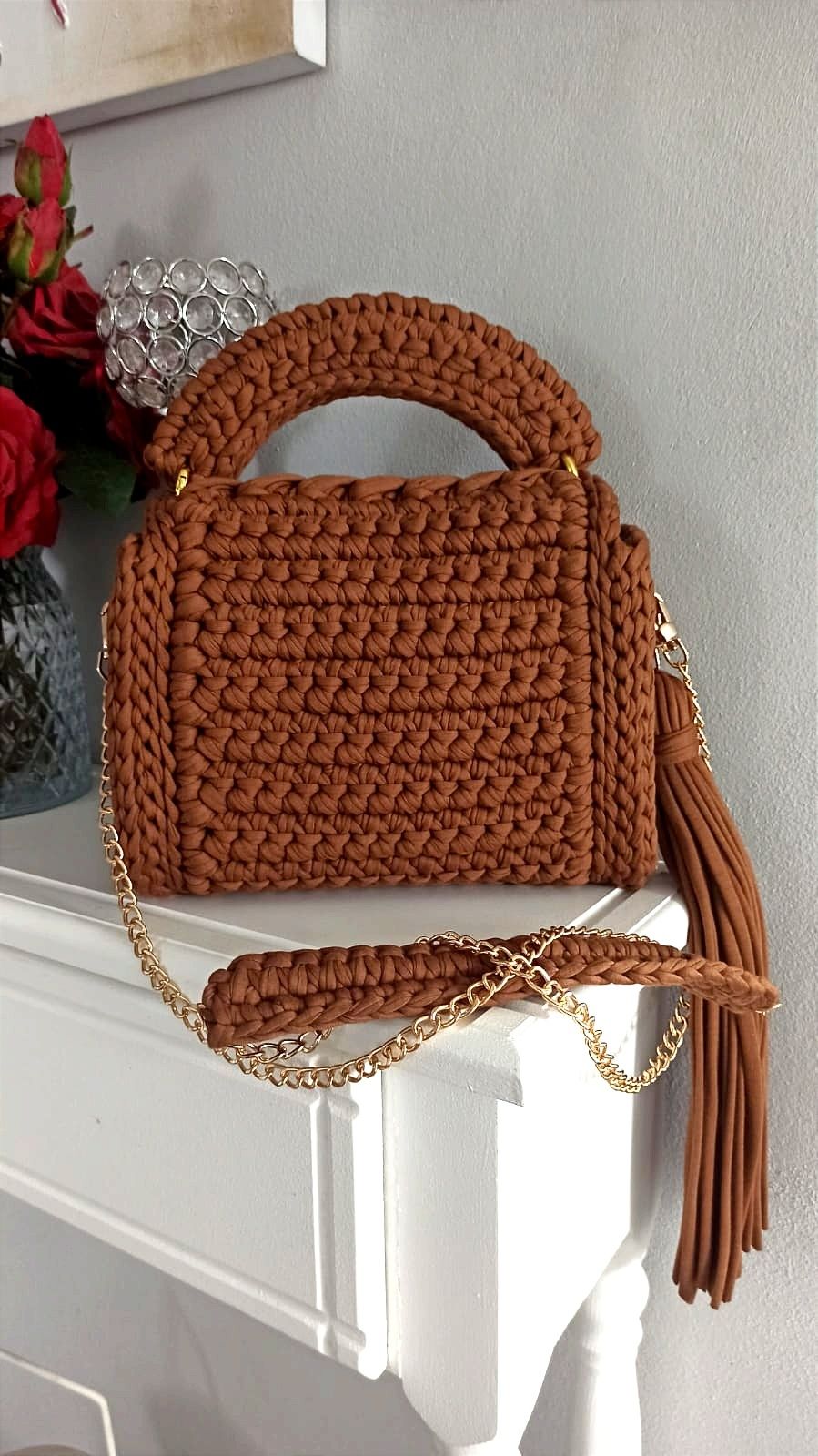 Torebka puffka handmade