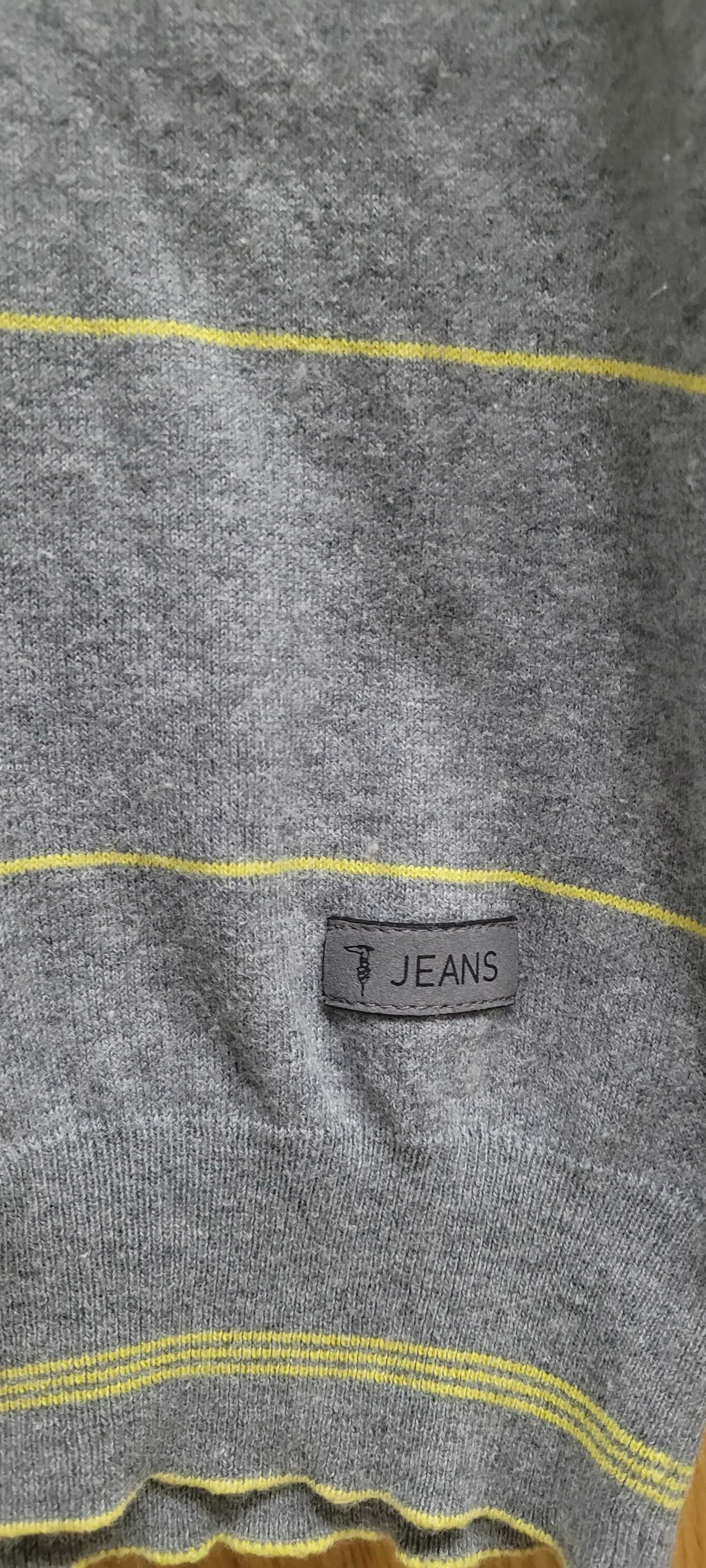 Trussardi Jeans; Męski sweter; Rozmiar M / L