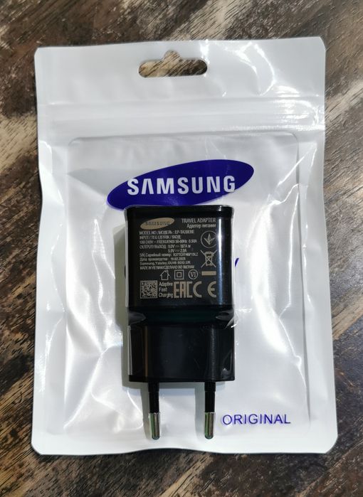 Ładowarka SAMSUNG 15W z kablem USB A do typ C 1m Czarna