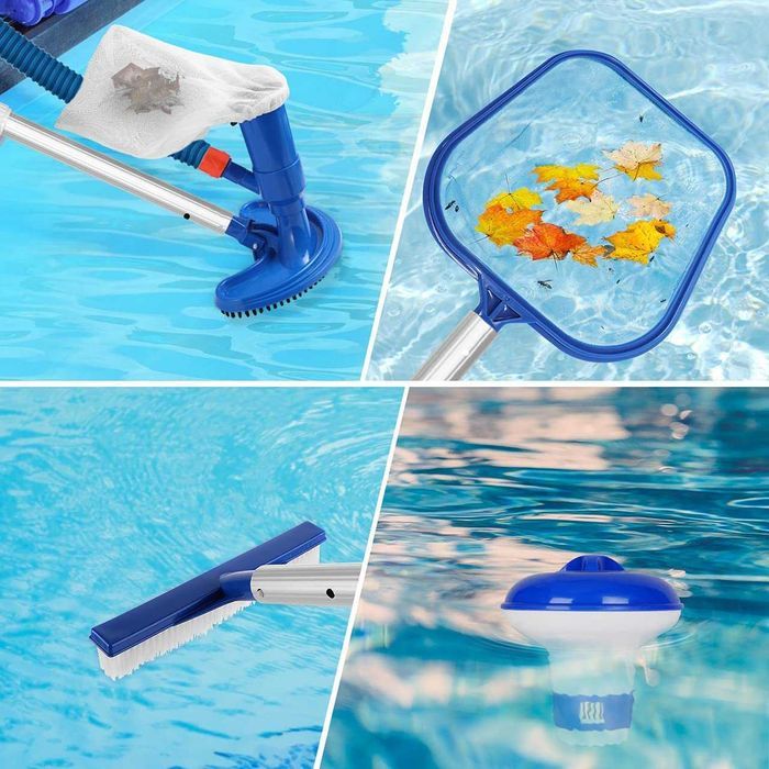 Kit de manutenção de piscina GAFILD, 6 peças, novo
