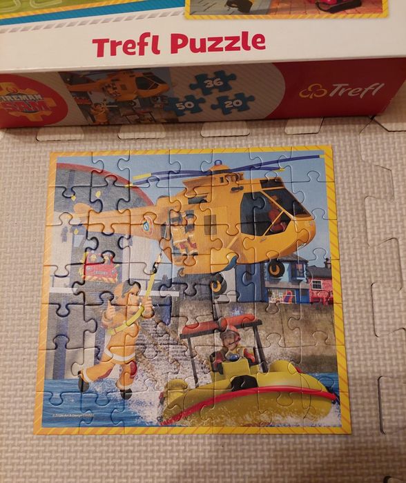 Puzzle 3w1 Strażak Sam 3+ fireman Trefl
