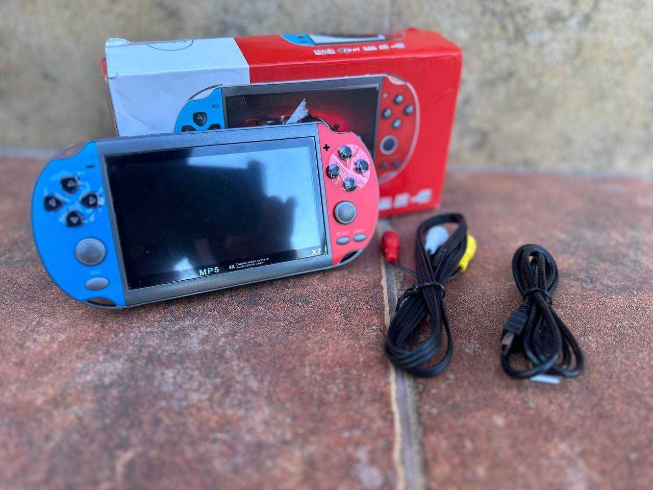 Портативная игровая консоль sony. Приставка PSP X7- Экран 5.1" 8Гб МP5