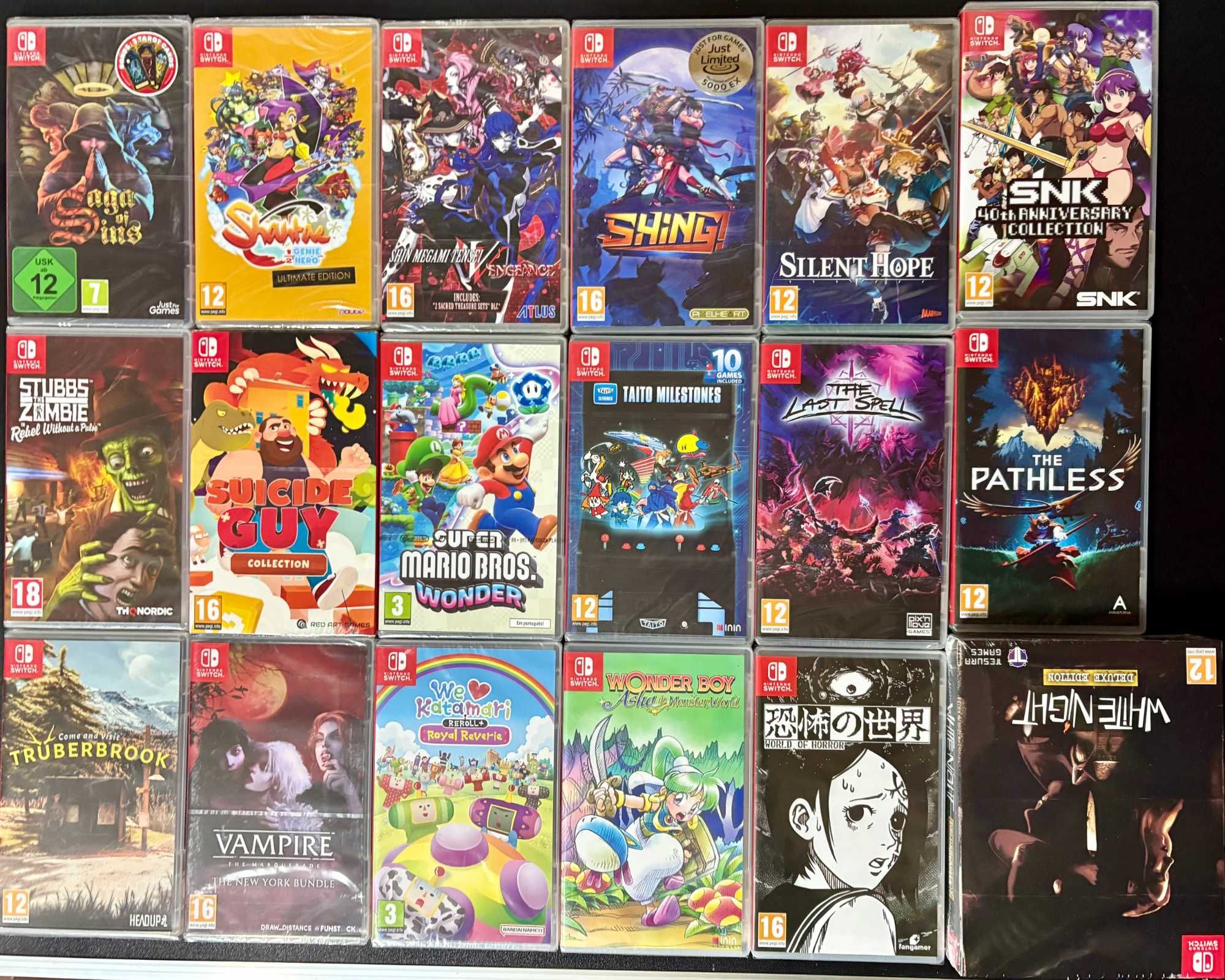 JOGOS Nintendo Switch (Novos e Selados) | Portes Grátis | (à unidade)