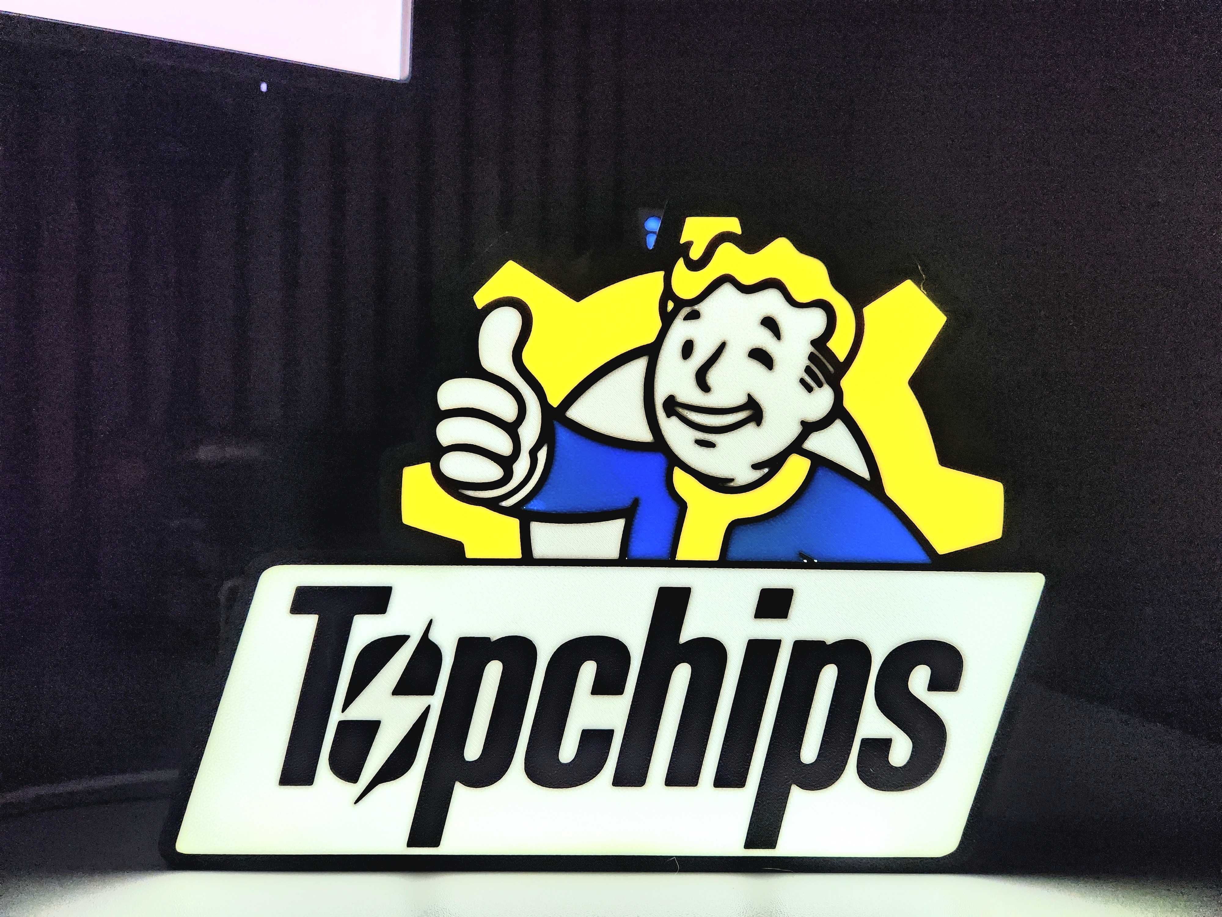 Lampka personalizowana LED – Fallout Vault Boy - TWOJE IMIE