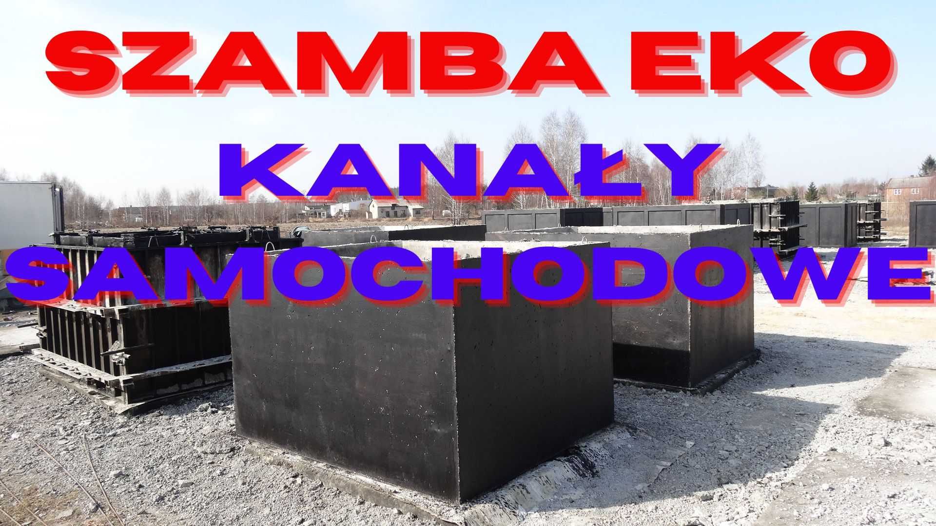 100% Szczelne Szambo Szamba Betonowe-Atrakcyjne Ceny-kanał samochodowy