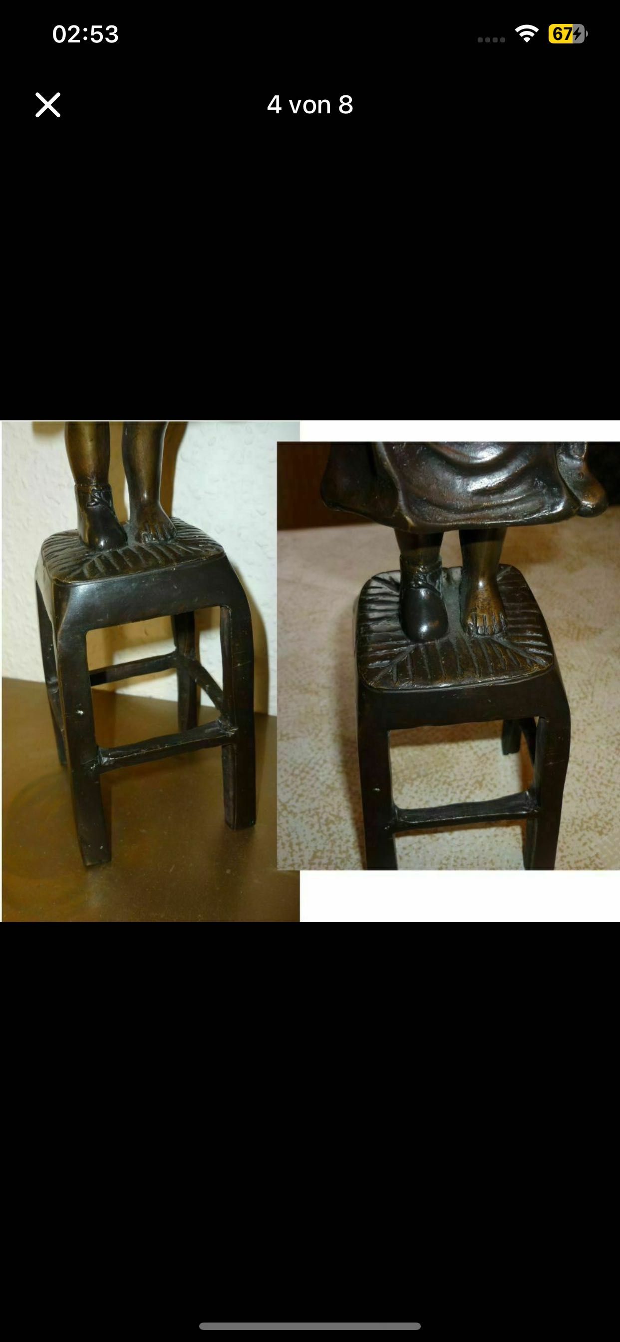 Linda Escultura em bronze
