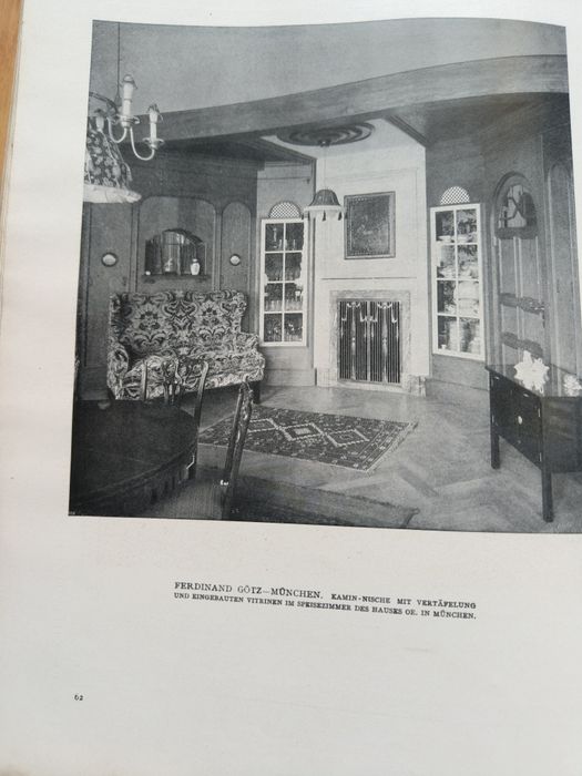 Oryginalna Przedwojenna Książka Alexander Koch's Meble Biedermeier