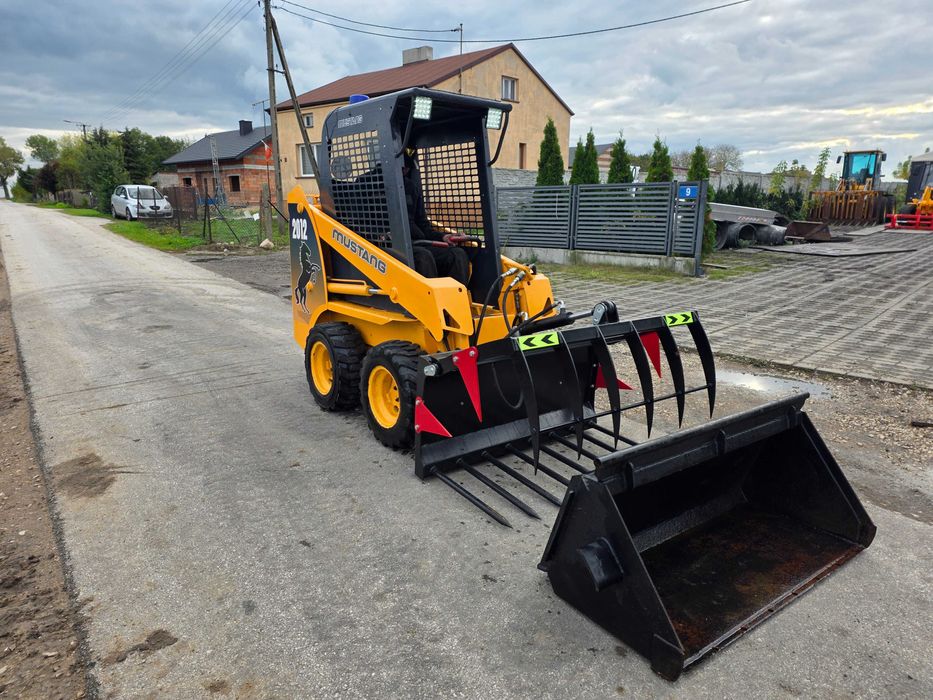 Mini Ładowarka Bobcat Mustang 2012 Ładowarka Widło krokodyl Łyżka