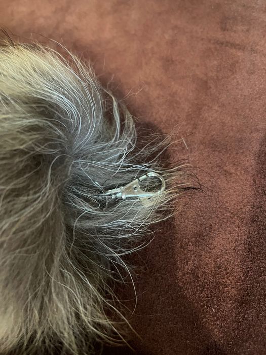 Maska i ogon z naturalnego futra