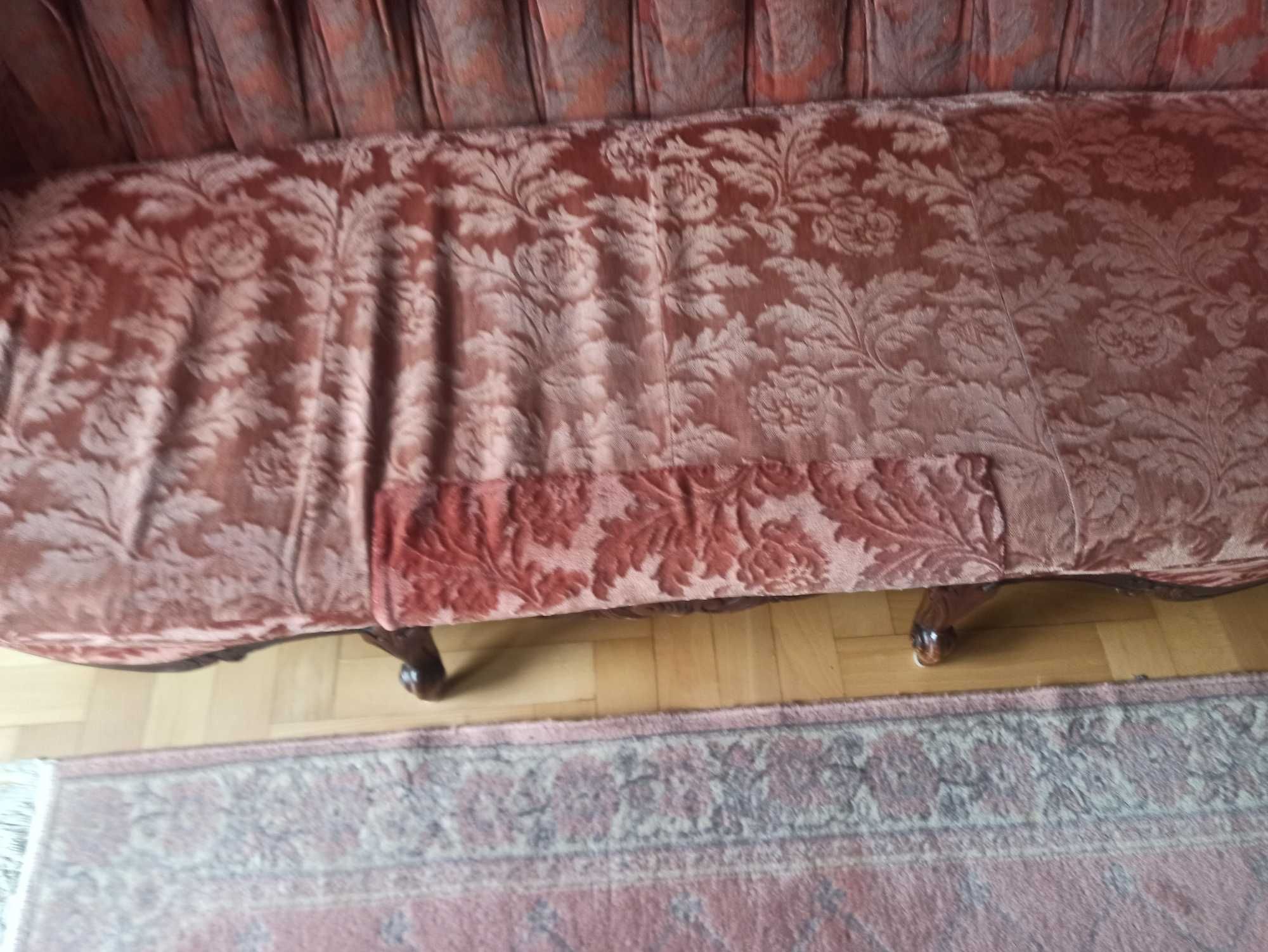 Sofa + 1 fotel w stylu ludwikowskim