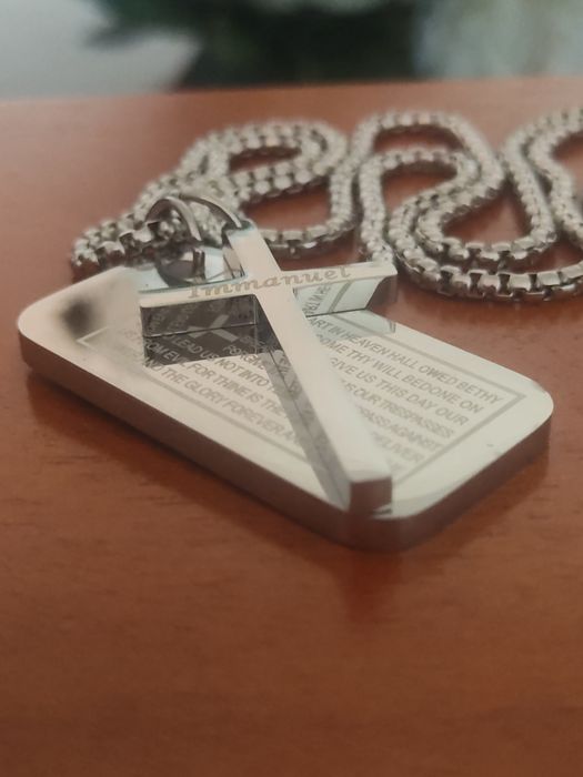 Colar De Oração Com Versículo Bíblico