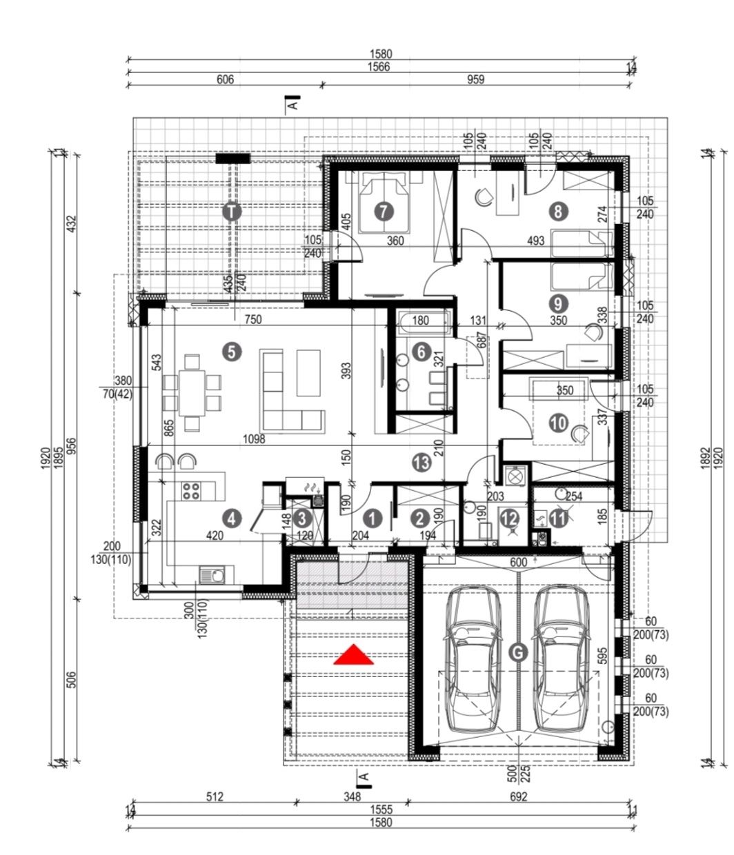 Projekt domu HomeKoncept 31 wariant 4