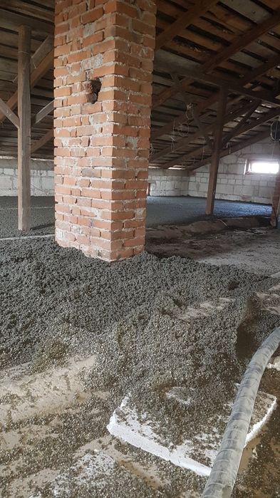 Wylewki Mixokretem Styrobeton granulat steropianowy Posadzki miksokret