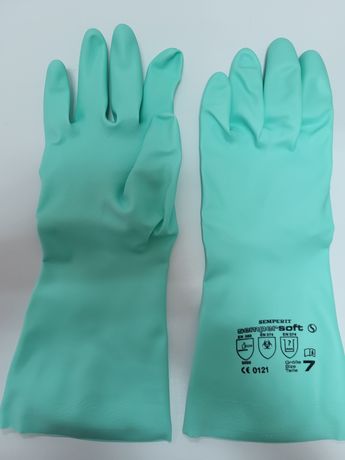 Rękawice chemoodporne robocze do sprzątania rozmiar S