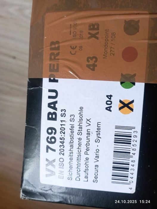 buty steitz secura rozmiar 43 wkładka 28,7 cm nowe