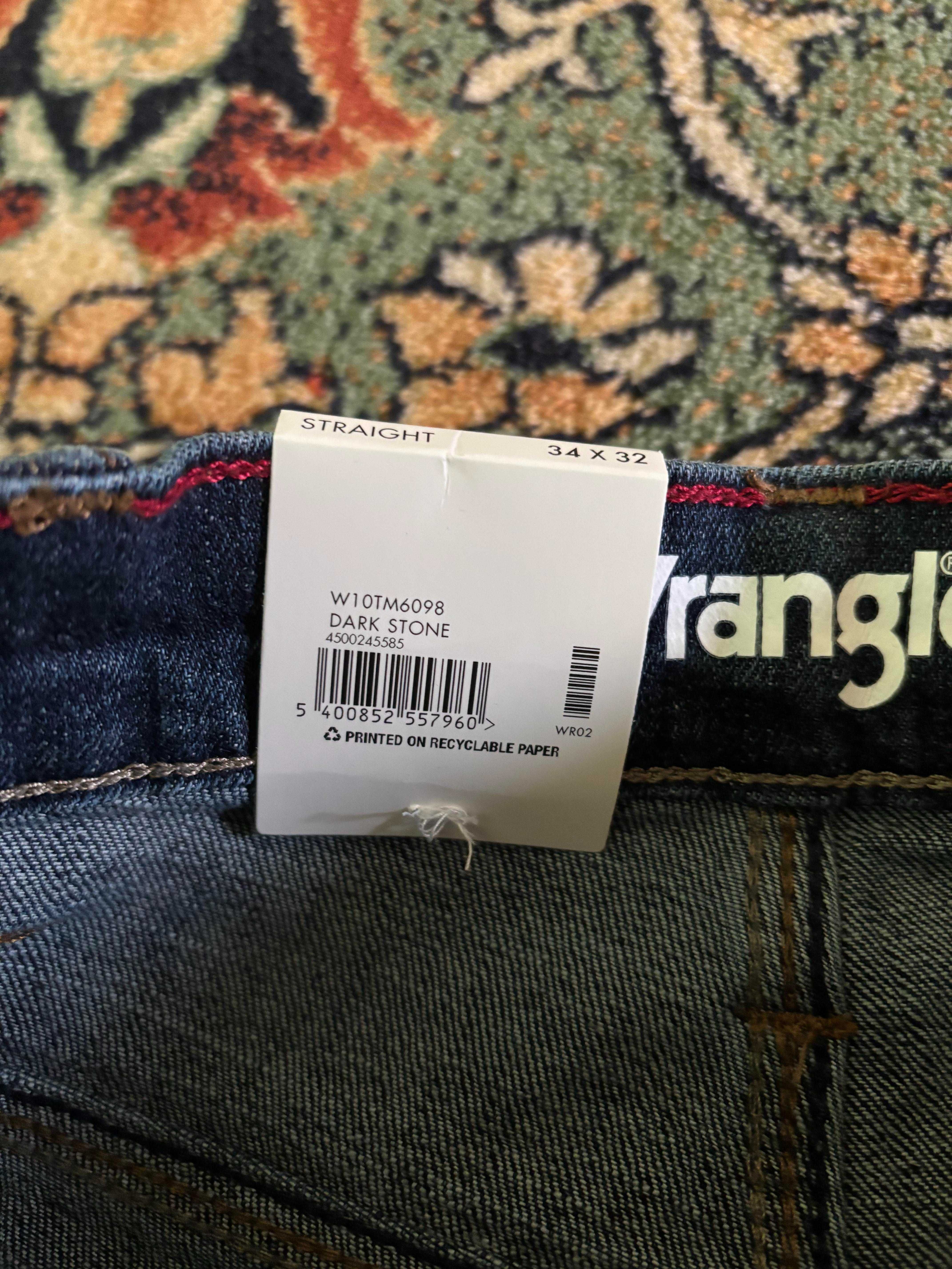 Jeansy proste Wrangler Texas Wrangler We Care r. 34/32