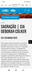 Bilhete Sagração Deborah Colker