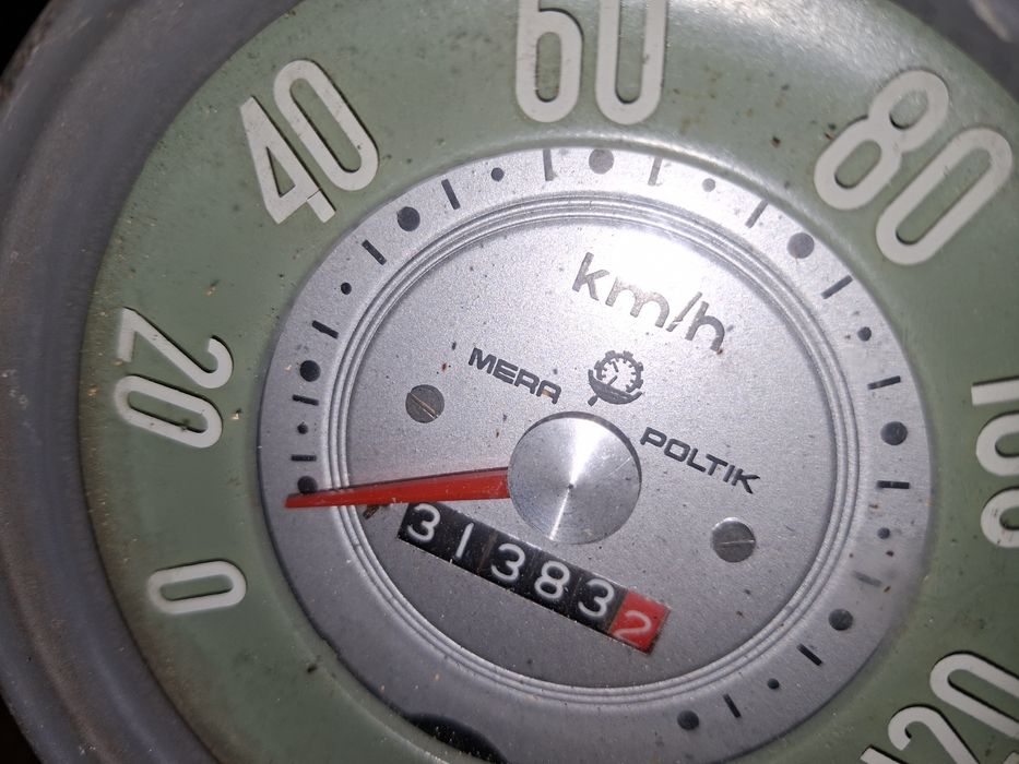 Ładny oryginalny MERA POLTIK licznik zuk Nysa warszawa syrena tarpan