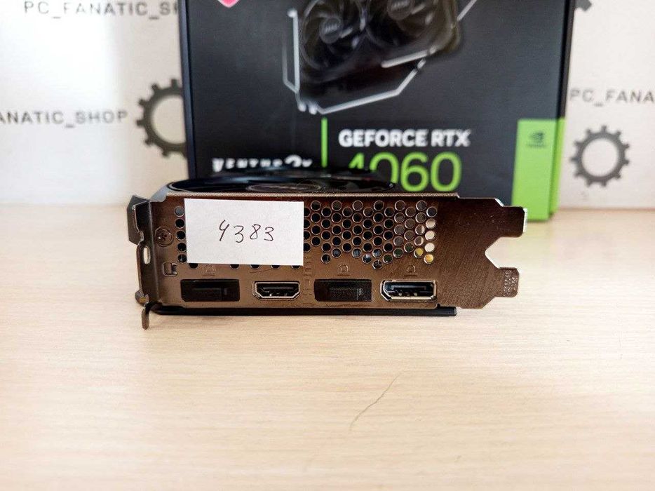 Відеокарта MSI GeForce RTX 4060 VENTUS 2X BLACK 8G OC Гарантія 6 міс